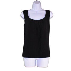 Garfield & Marks Black Cashmere Sleeveless Tank Top Sweater Size Large